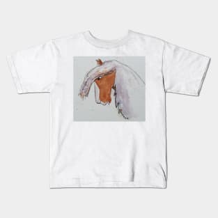 Horse portrait. Kids T-Shirt